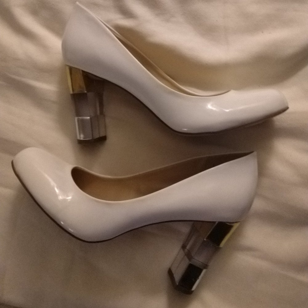 White high heels by Expression